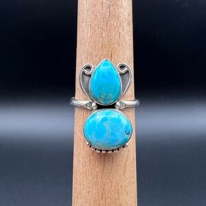 Sterling Silver Mojave turquoise Ring